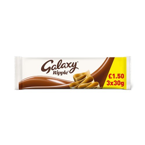 MARS MP 3PK – GALAXY RIPPLE 3PK PMP £1.50 90G
