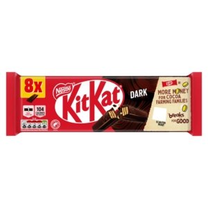 NESTLE MP 8PK KITKAT 2F DARK CHOCOLATE BISCUIT BAR 165.6G
