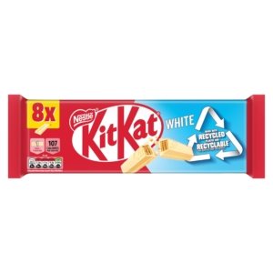 NESTLE MP 8PK KITKAT 2F WHITE BISCUIT BAR 165.6G