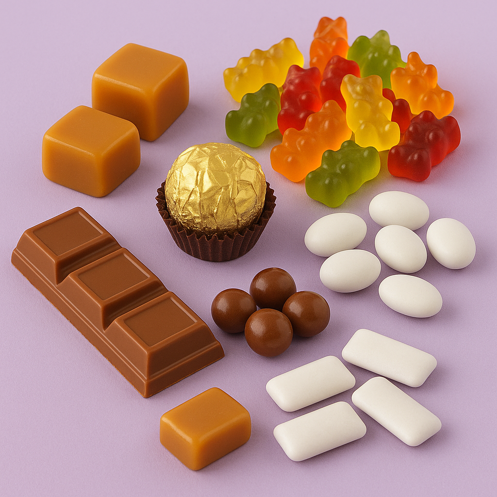 Chocolates, Sweets, Mints & Chewing Gum